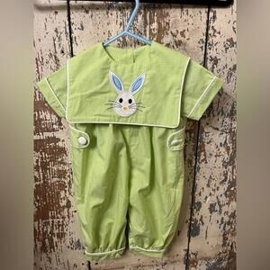 NWT Delaney Boys Easter Outfit size 3m rabbit
